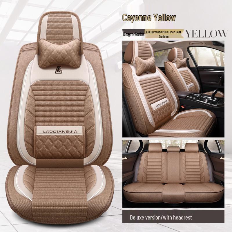Southeast DX5 Luxury Universal Car Seat Cover - Full Surround, Four Seasons Linen Cushion (2021)
