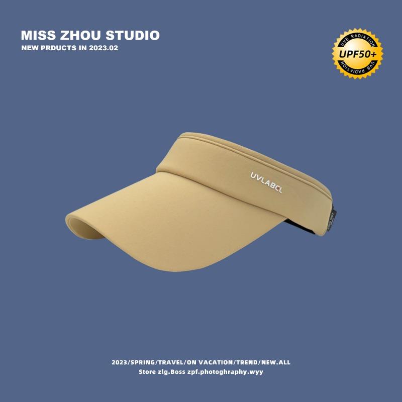 Running empty cap children summer outdoor sports outing big eaves cold silk cool feeling no top cap men