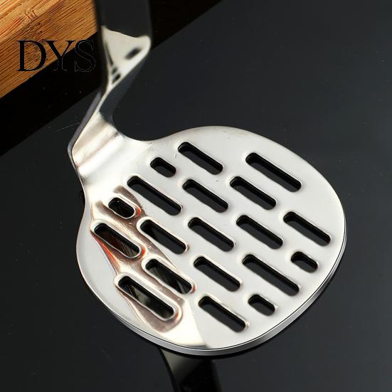 Manual Masher Potato Heavy Duty Fine Mesh Thickened Stainless Ginger Mincer Steel Press Baby Food Crusher Kitchen Tool