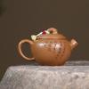Yixing Handmade Purple Clay Teapot Tradition Beauty Kettle Hand-carved Bamboo Leaf Tea Pot Chinese Raw Ore Zisha Tea Set 130ml
