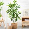 1 Lush Artificial Bamboo Leaf Plant,Low Maintenance,Suitable for Indoor and Outdoor Decoration Perfect for Home,Garden Displays