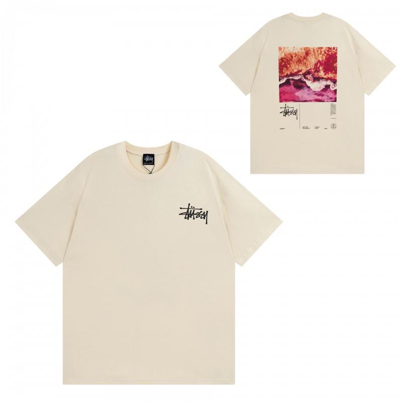 Camiseta de Algodón Streetwear para Hombre y Mujer Corte Holgado Manga Corta Camiseta Gráfica Casual Unisex Cuello Redondo