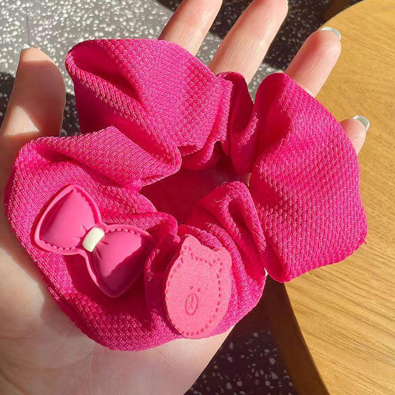 Princess Flower Scrunchie: High-Grade Hair Accessory for Girls  Bun or Low Ponytail