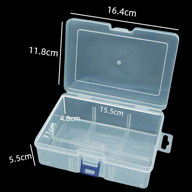 Мини Пластиковая Коробка Прямоугольная Коробка Прозрачная Коробка Упаковочная Коробка Коробка для Хранения Пылезащитная Прочная Жесткая Кейс-Контейнер для Хранения Украшений A4