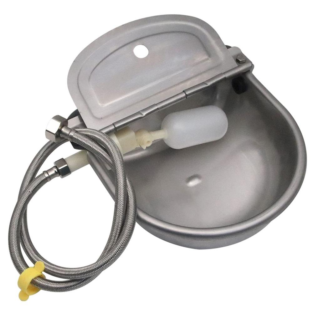 Stainless Steel Automatic Water Dispenser for Dogs - Farm Livestock Cattle Horse Goat Sheep Drinking Bowl