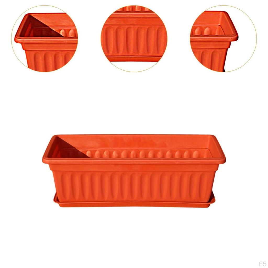 Balcony Plant Holder with Drainage Capability And Tray for Home Use