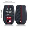 7 Buttons Silicone For Toyota Sienna Rav4 Venza Mirai Hybrid Vehicles Alphard Previa Voxy Car Remote Key Cover Case Accessories