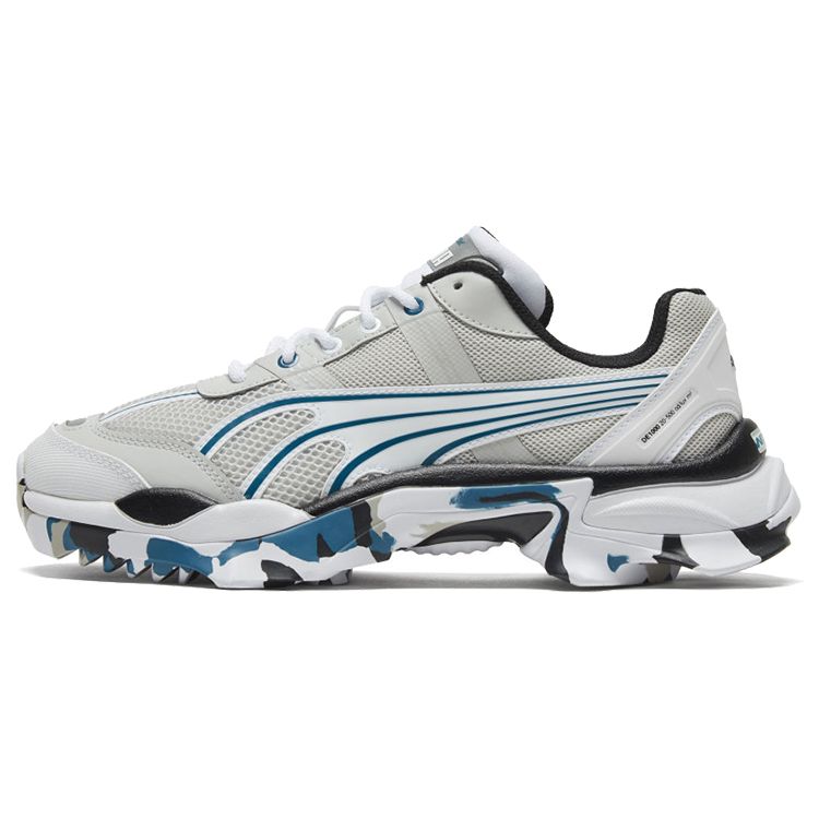 

Кроссовки Puma Nitefox Dystopia Camo Sole - Серо-фиолетовые мужские белые 373243-01