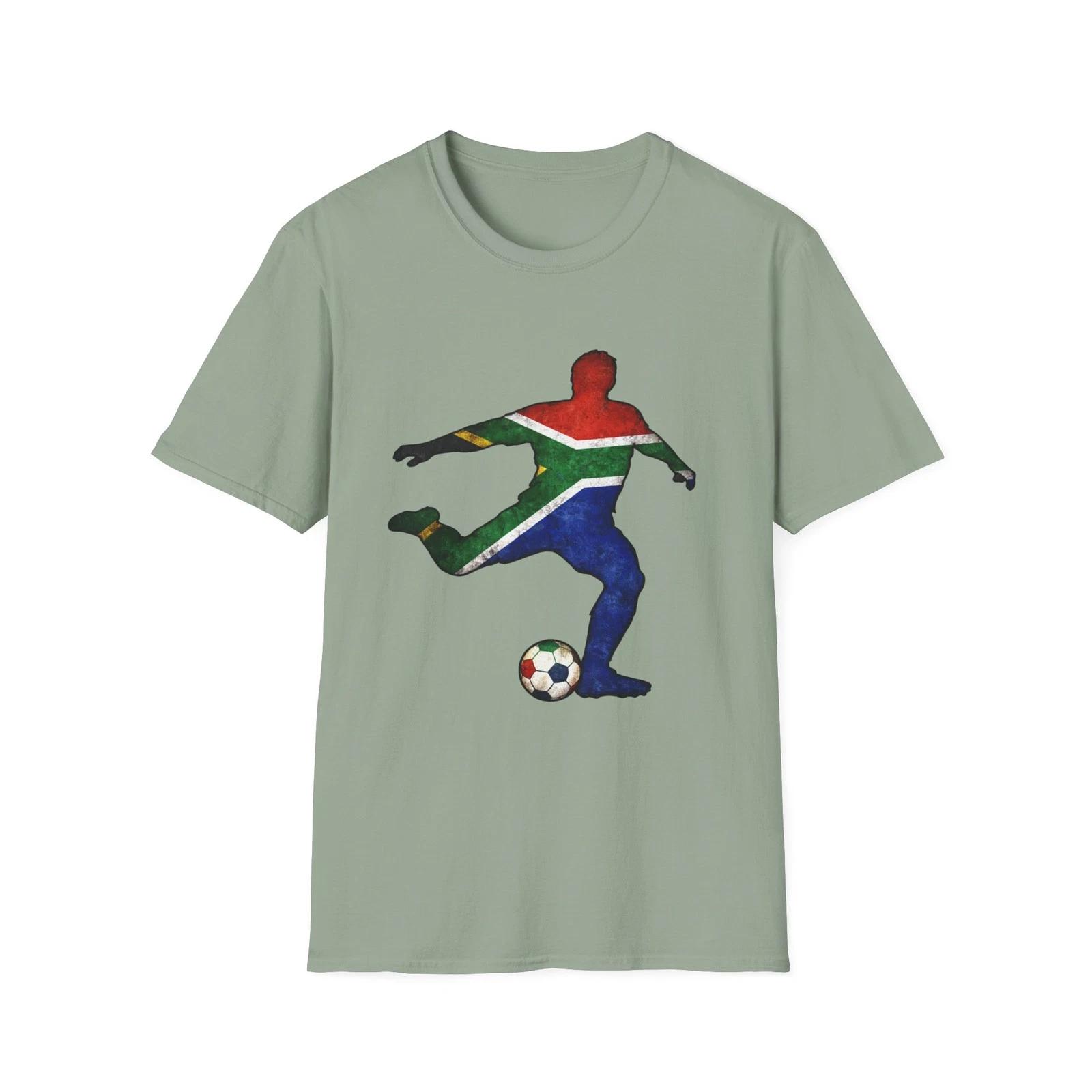South Africa Soccer Player Children s Children s T  Children s T-shirt | Football Silhouette, Flag Design 140