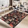 1PC Bookshelf Flowers Extra Large Non Slip Floor Carpet, Office, Family, Bedroom, Studio   Large Area Rug Indoor Rugs, , Vibrant Colors