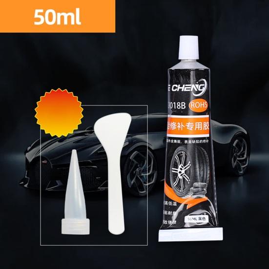 30/50 ml Lepidlo na opravu pneumatik Vodotěsné a odolné proti vysokým teplotám Sada na opravu bočnic pneumatik Gumový cement pro motocyklové auto