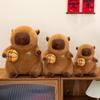Plush Basketball Capybara Toy Stuffed Doll Cartoon Decoration Kids Gift Cute