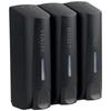 3-Pack 350ml Wall-Mounted Shower Dispenser - Shampoo & Body Wash Organizer for Bathroom (Durable Plastic)
