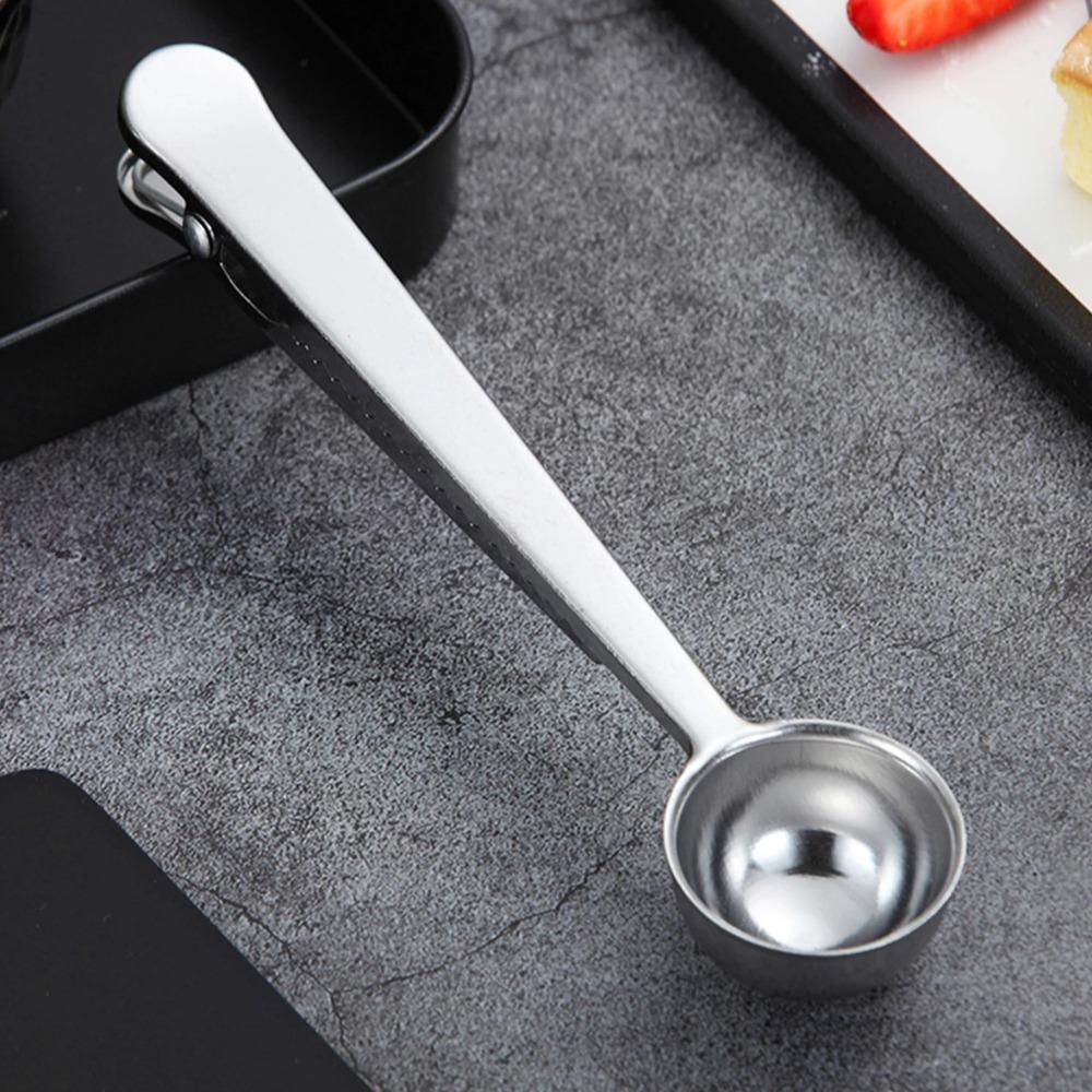 Rustproof Coffee Scoop Clip Dishwasher Safe Stainless Steel Coffee Scoop Coffee Scoop Kitchen Use