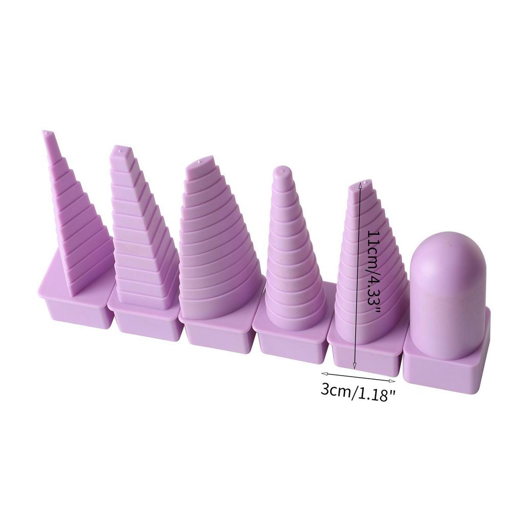 6 Stück/Set Drahtwickelturm DIY Papierquilling Zeichenwerkzeug DIY Handgemachtes Formzubehör für Zuhause, Wohnheim und Schule