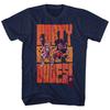 Bill and Ted Party Dudes Navy Adult T-Shirt