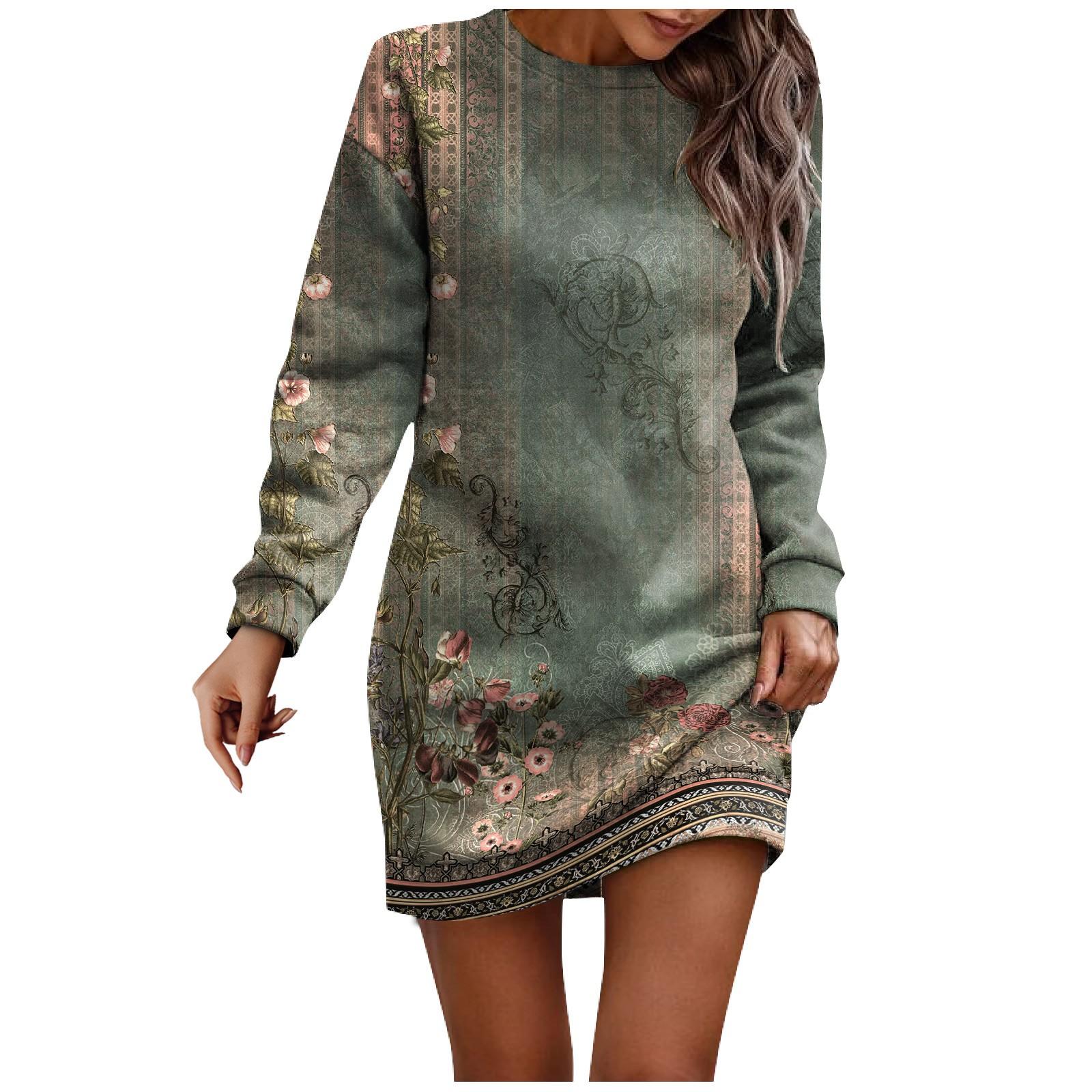 Платье с длинным рукавом для женщин — фото 3