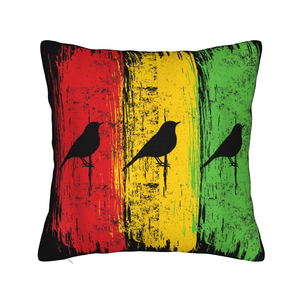 Pillow Case Rasta Reggae Music Jamaica Rastafari Roots Jamaican Soft Bob Marley Face Pillow Cover For Sofa Car Pillowcases