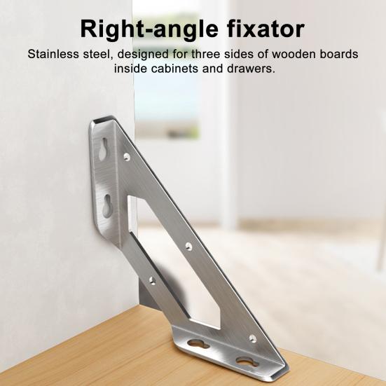 Rechtwinkliger Halterungsstützrahmen mit porösem Design Dekorative Eckwinkel Kratzfeste Oberflächenbehandlung Winkel