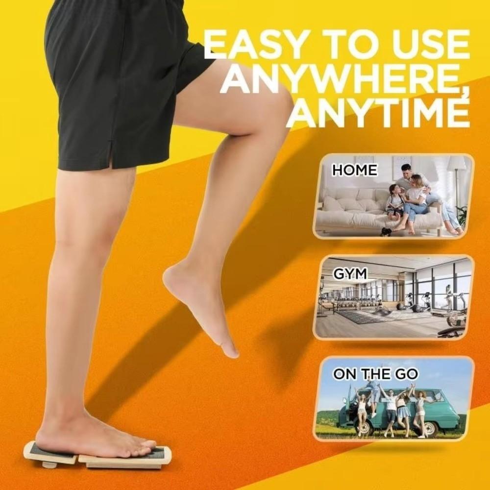 Wooden Ankle Balance Board Non-slip Wobble Board New Ankle Strengthener  Balance Training
