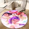 1pc KPop Demon Hunters17 Design Printed Area Round Carpet for Bedroom Living Room Home Decor Rugs Mat Non Slip Mat Rug for Bedside