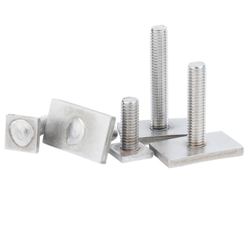 M6 M8 M10 304 Stianless Steel T-Slot Chute Rail Track T Shape Type Rectangle Hammer Head Screws Bolts