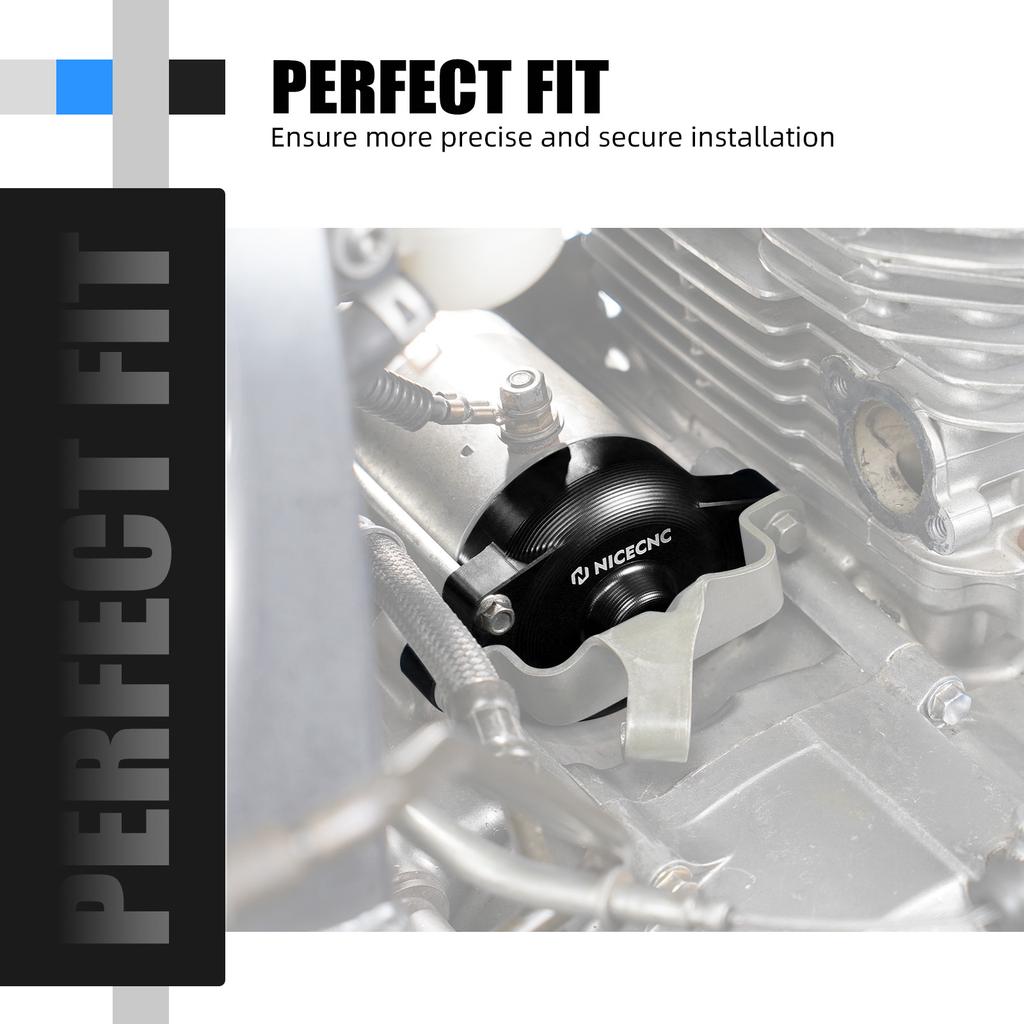 For Suzuki DR650S DR650SE Starter Motor End Cap Aluminum Starter Motor End Cover for Suzuki DR650 S SE 1996-2021 2022 2023 2024