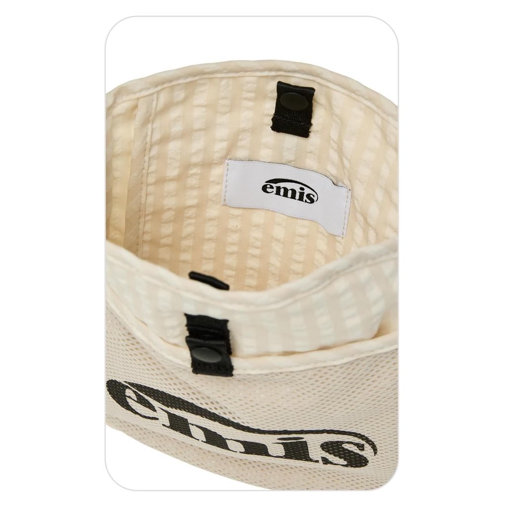 [EMIS] PACKABLE CHECK SACOCHE - 3 Colors (Beige / Black / Brown)