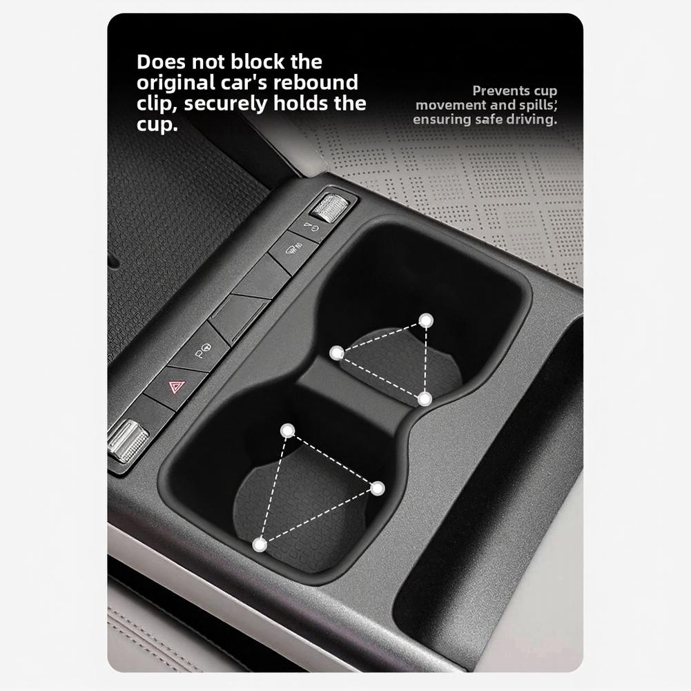 Multi-functional Armrest Box with Drink Holder for BYD ATTO 2 2025-2026 Includes Card Storage and Coin Pouch in Compact Design