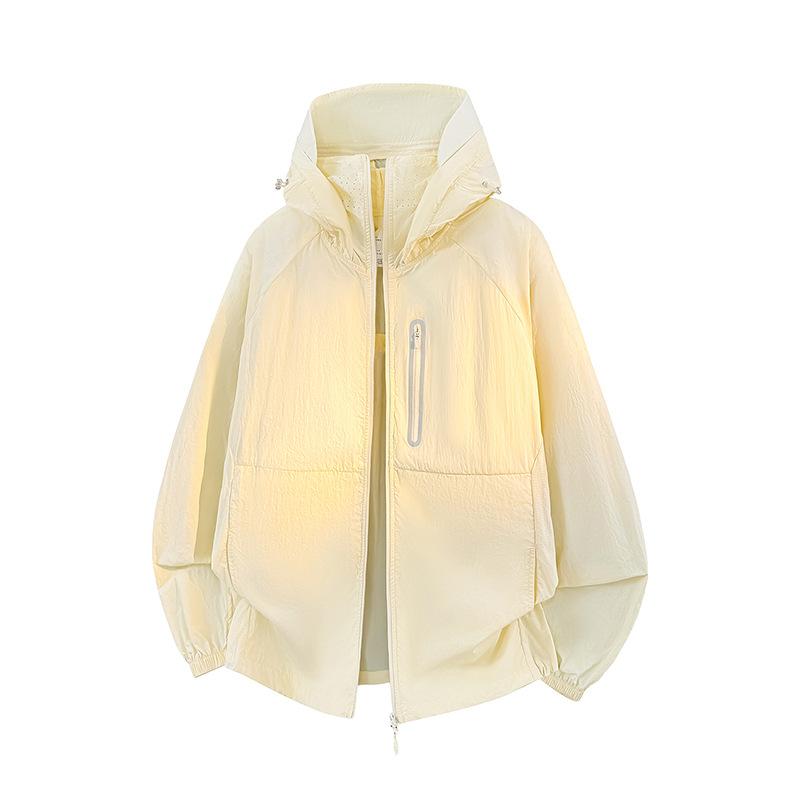 Women's 1011 Outdoor Sun Protection Clothing, New Summer Petite Breathable Sun Protection Clothing, UV Protection, Lightweight Sun Protection Jacket