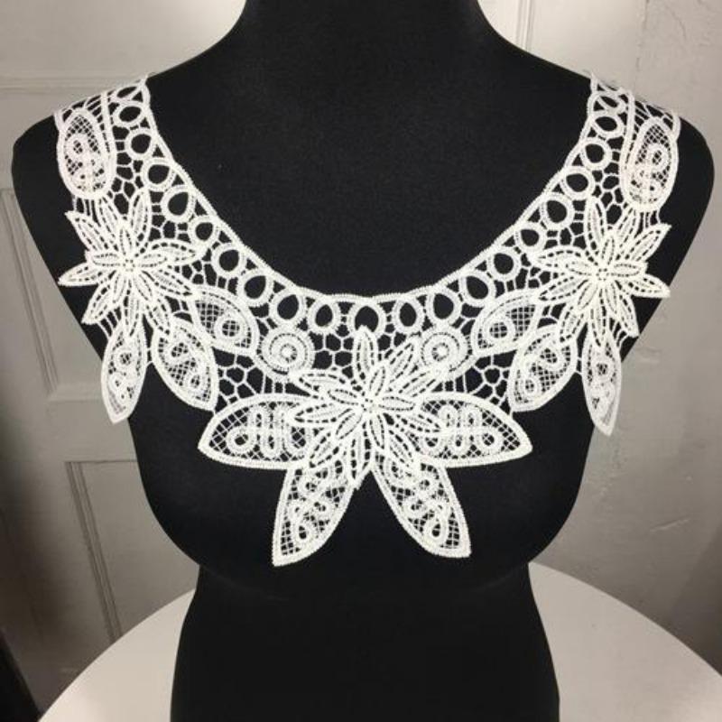 

Поддельный воротник женский вышитый воротник Поддельный воротник шарф, одежда, одежда, аксессуары для груди