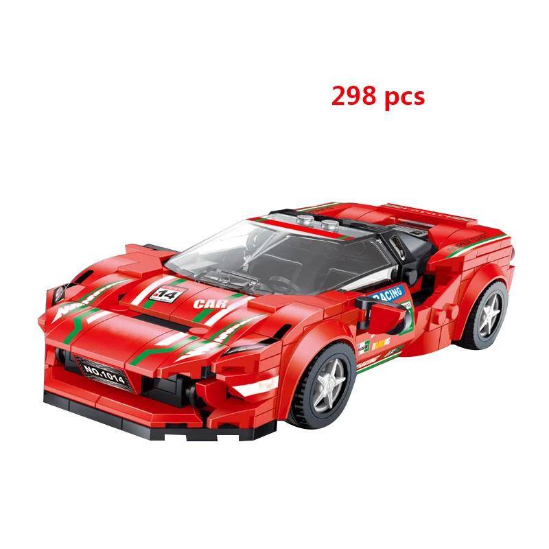 City Speed Champion Sports Car Building Blocks Technique Car Carro Rennau Voiture Vehicle MOC Educational Construction Toys