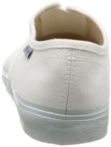 Nissin Rubber Hyper V Work Shoes, #1000, Non-Slip, Lightweight, No Toe Cap, Men's, White, Size 25