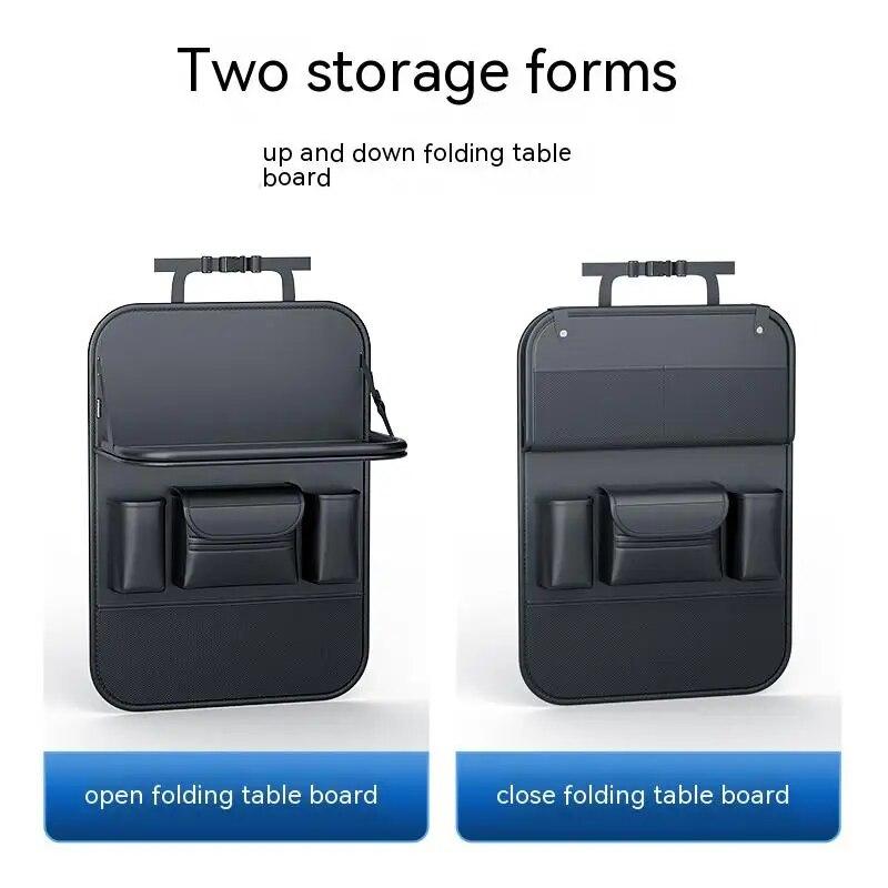 Car Seat Back Storage Bag Car Rear Seat Back Storage Rack Car Hanging Bag Rear Multi-Functional Table Board