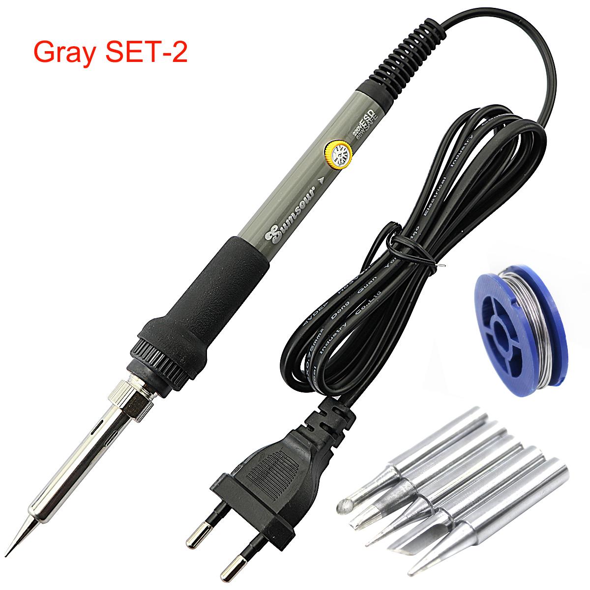 

Электрический паяльник 110 В/220 В, 60 Вт, регулируемая температура, мини-ручка, термокарандаш, паяльная станция с наконечниками, подставка, проволочные инструменты