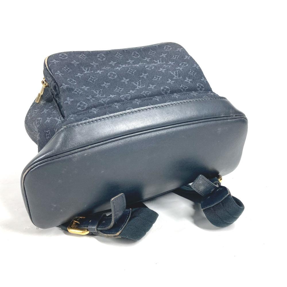 Louis Vuitton M92455 Monogram Mini Denim MontsourisGM Backpack Navy