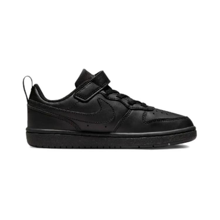 New Nike Court Borough Low Recraft PS 'Triple Black' DV5457-002