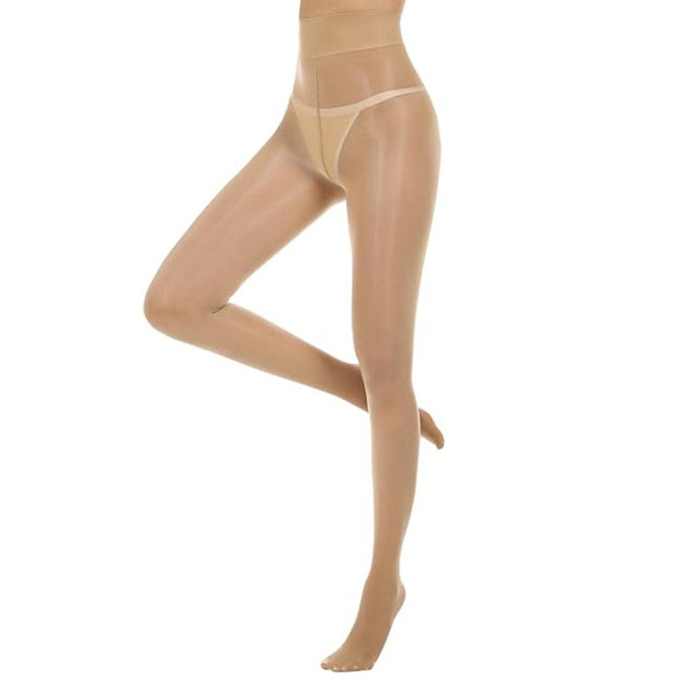 

Масло Блестящие Колготки 360° Бесшовная Ластовица Формирующие Шелковые Чулки Высокой Плотности Мокрый Эффект Эластичные Блестящие Масляные Колготки Женские