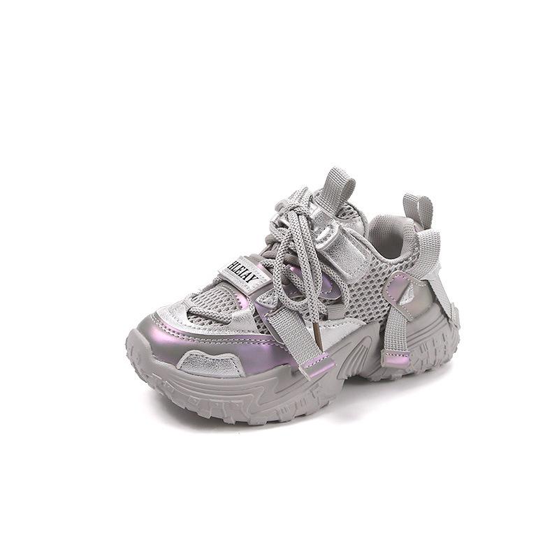 Boys and Girls Mesh Breathable Comfortable Soft Bottom and Wear Resistance Sports Shoes