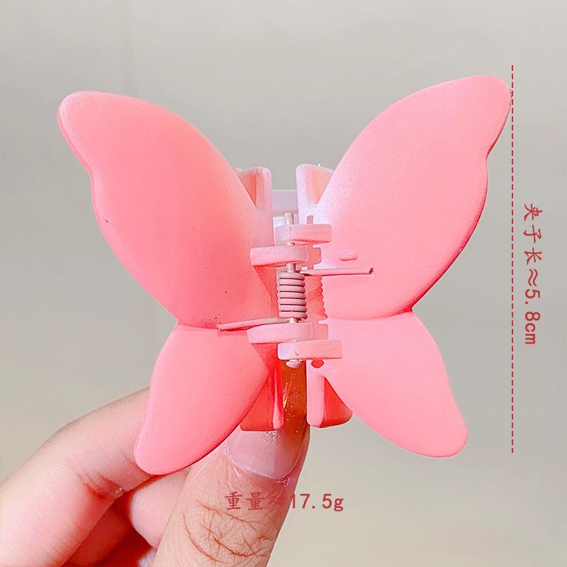 8 STÜCKE/SET Große Greifkralle Hai-Klammer Quadratische Klammer Damenfarbe Hoher Pferdeschwanz Greifer Stark Fixiert Haarschmuck