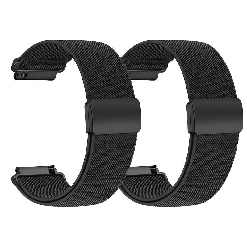 1-2PCS 20/22mm Magnetic strap for Samsung Galaxy Watch 7 6 5 4 40/44mm 6Classic 47mm Nylon Loop band for Huawei Watch GT5 Pro 4