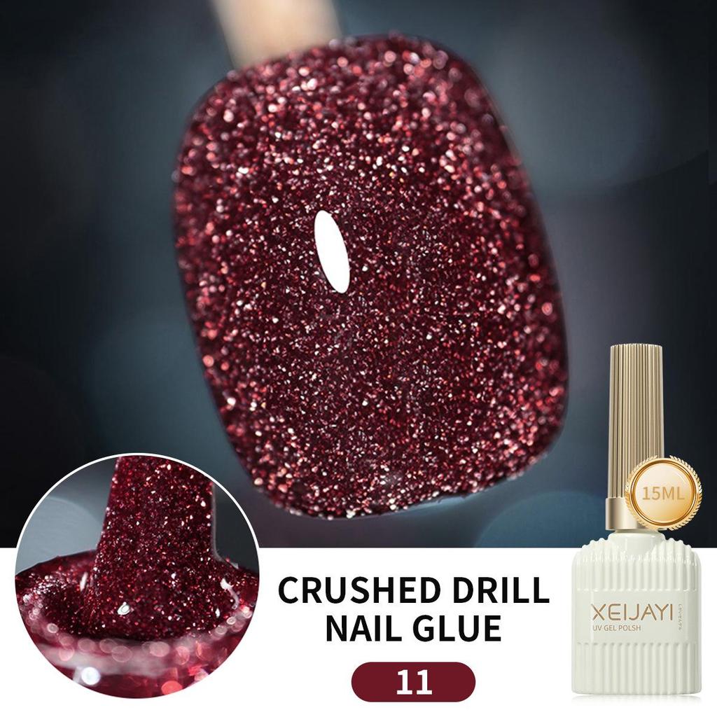 Reflective Disco Nail Polish Gel Set - White-Enhancing, Long-Lasting, Salon-Quality