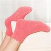 Winter Warme Weiche Korallenfleece Samtsocken für Damen, Gemütliche Bettsocken in Unifarben