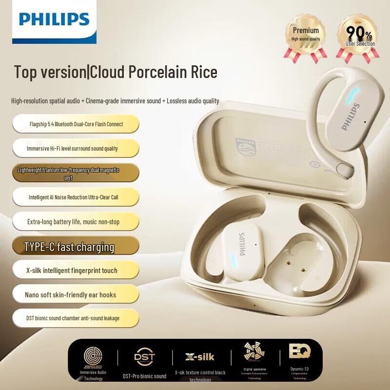 Philips Bluetooth Ear-hook Sports Earphones