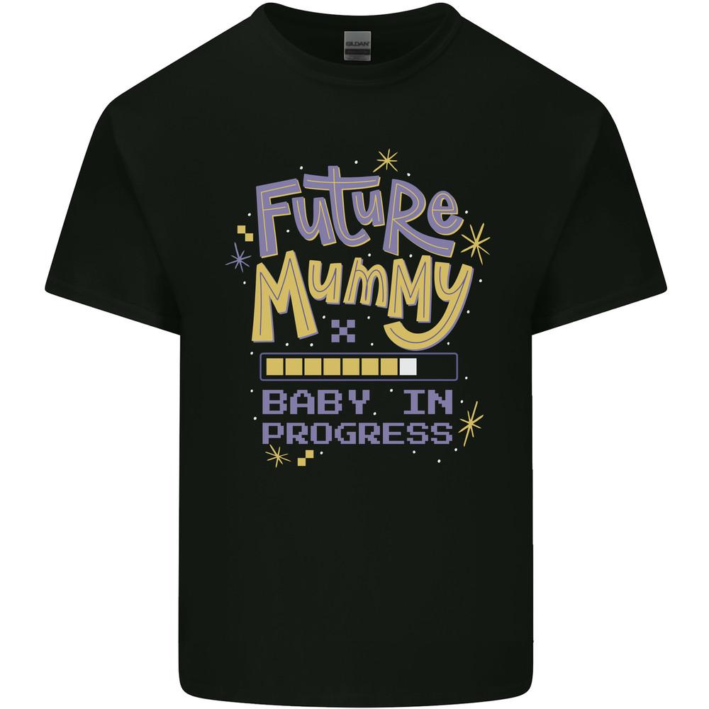 Future Mummy New Baby in Progress Pregnancy Mens Light Cotton T-Shirt Unisex T-Shirt S