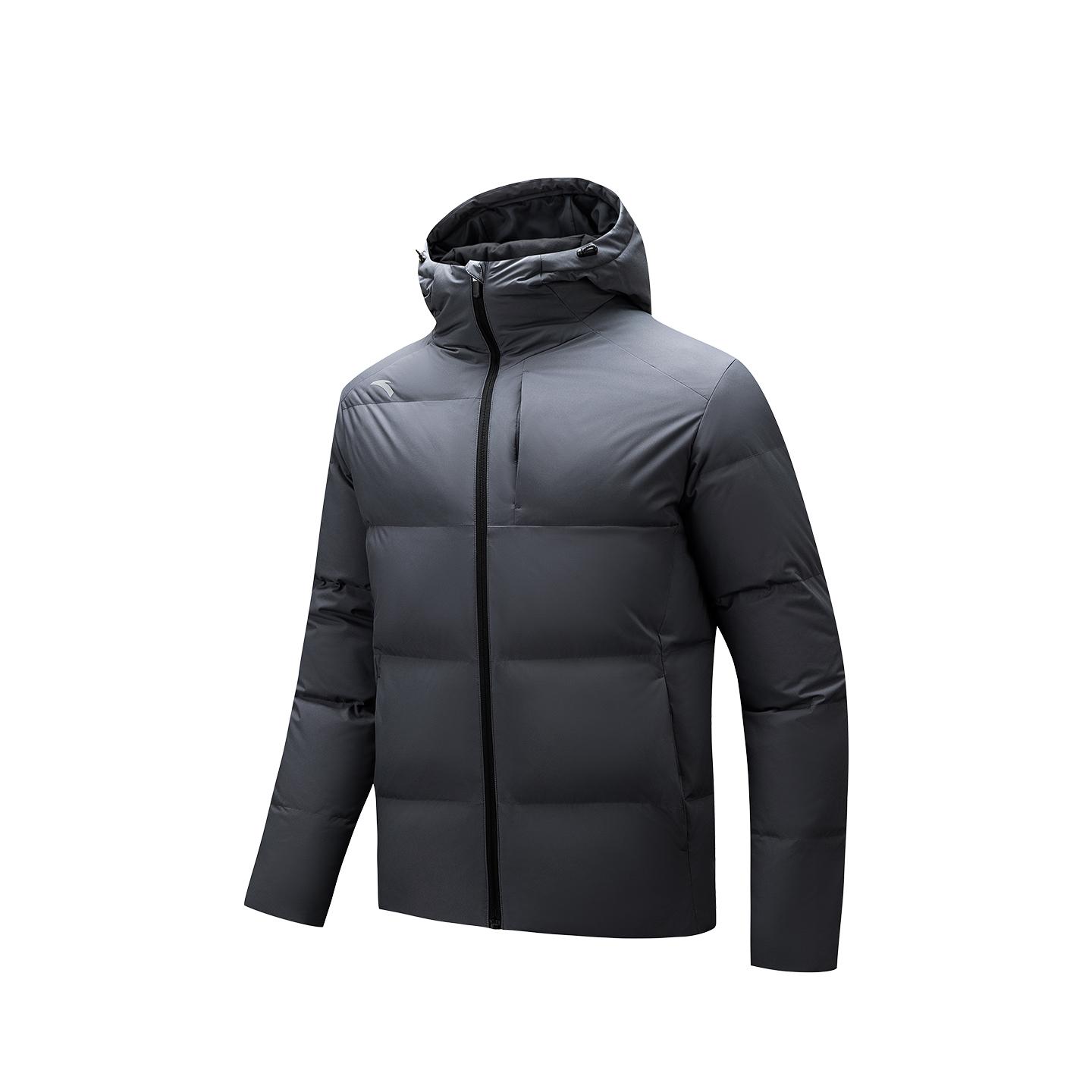 

Anta Тренировочная пуховая куртка с капюшоном мужская верхняя одежда серая 952547917-2 S