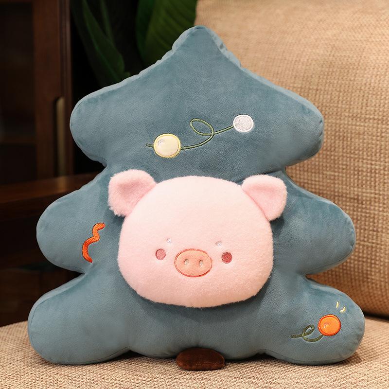 Santa Claus doll cute elk doll Christmas tree throw pillow rag doll Christmas children's gift