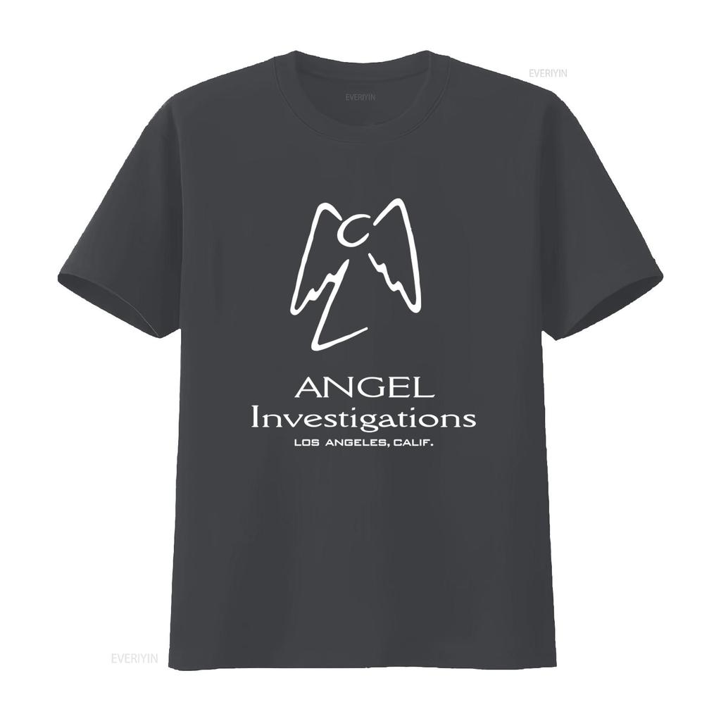 Angel Investigations Los Angeles CA Buffy Vampire T shirt 100 Cotton High Quality vintage Washed Soft fashion designer clothes