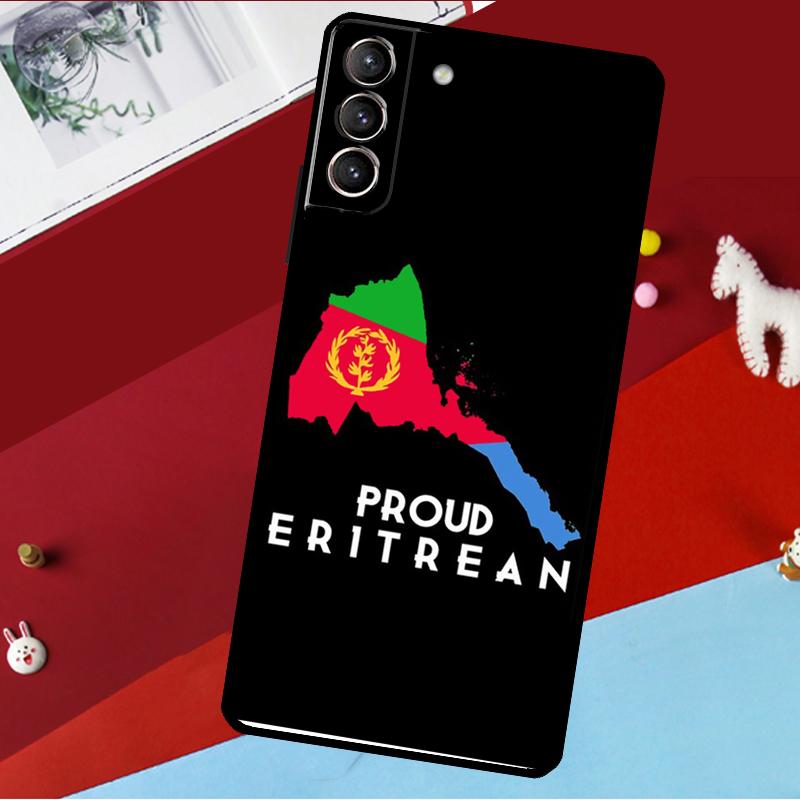 Eritrea Flag Funda For Samsung Galaxy S25 S24 S21 S22 S20 Ultra S9 S10 Plus S23 FE S24 FE Phone Case