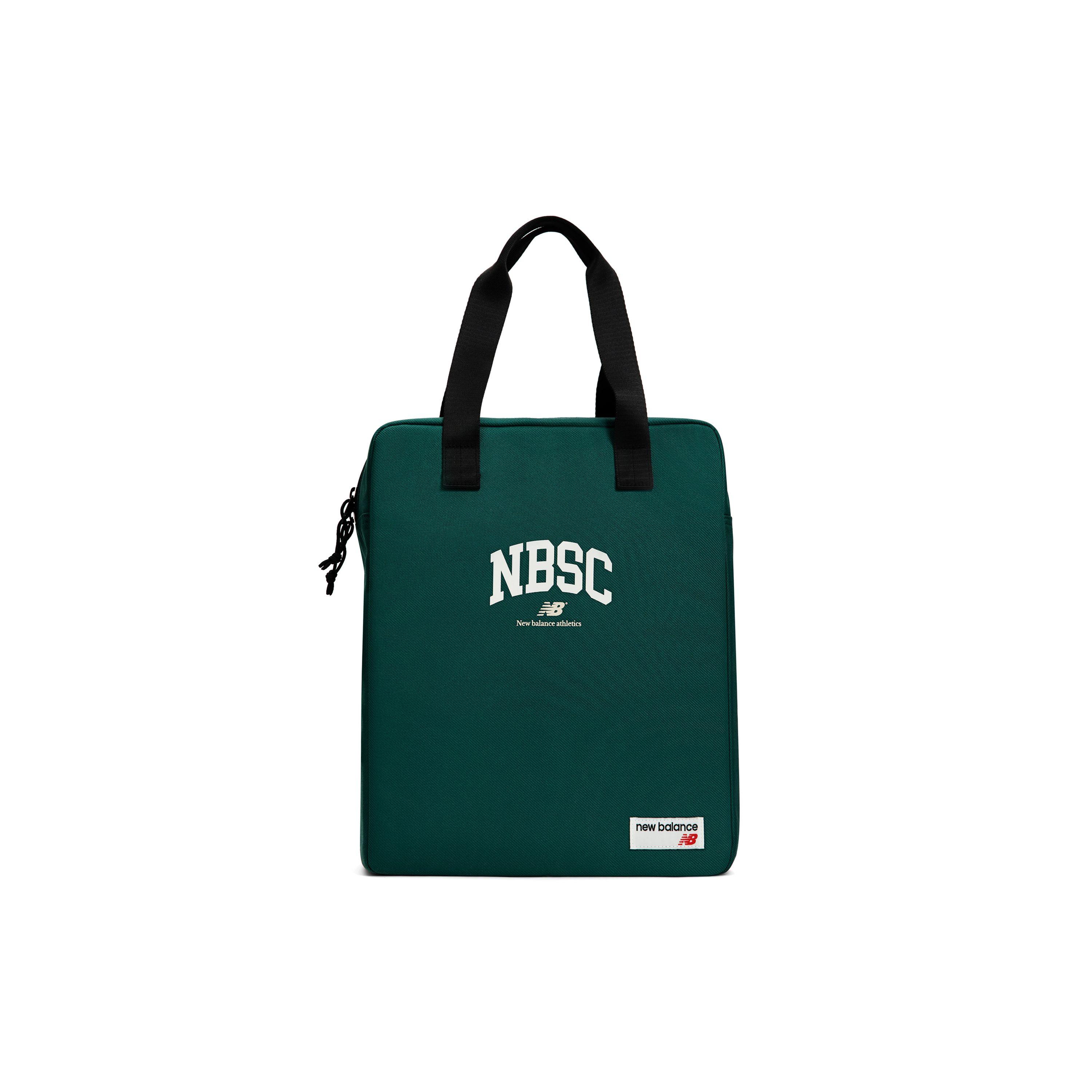 New Balance Sports Leisure Large Capacity Fabric Tote Bag Unisex tote bags Green LAB32402-HT 16.1L,F